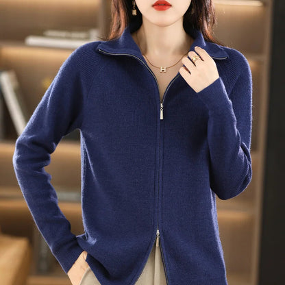 Women's Double Zip Cardigan