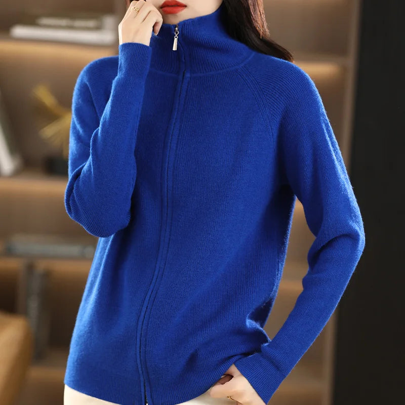 Women's Double Zip Cardigan