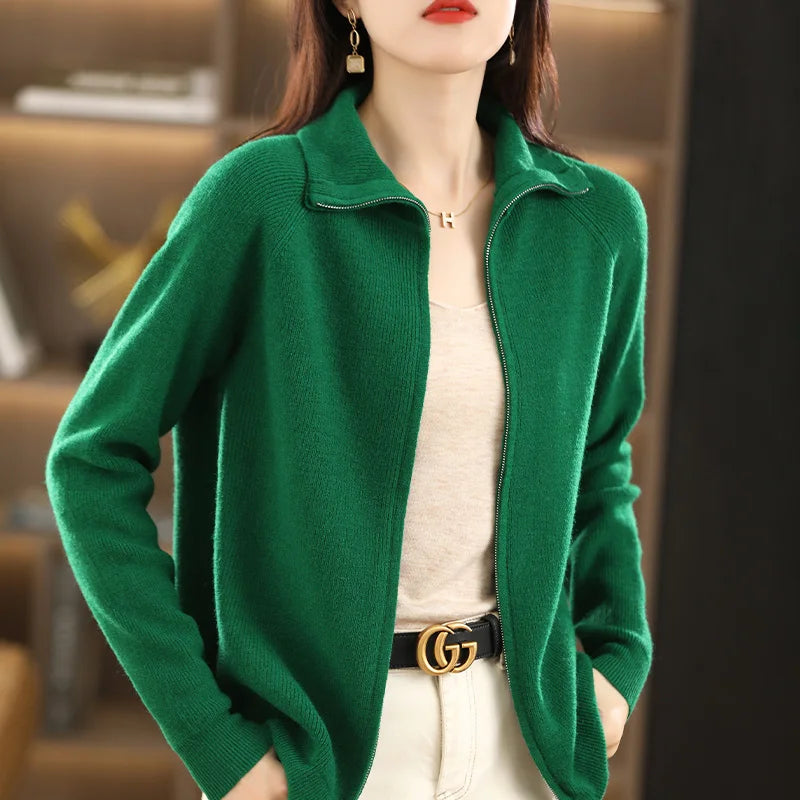 Women's Double Zip Cardigan