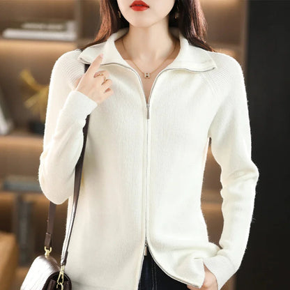 Women's Double Zip Cardigan