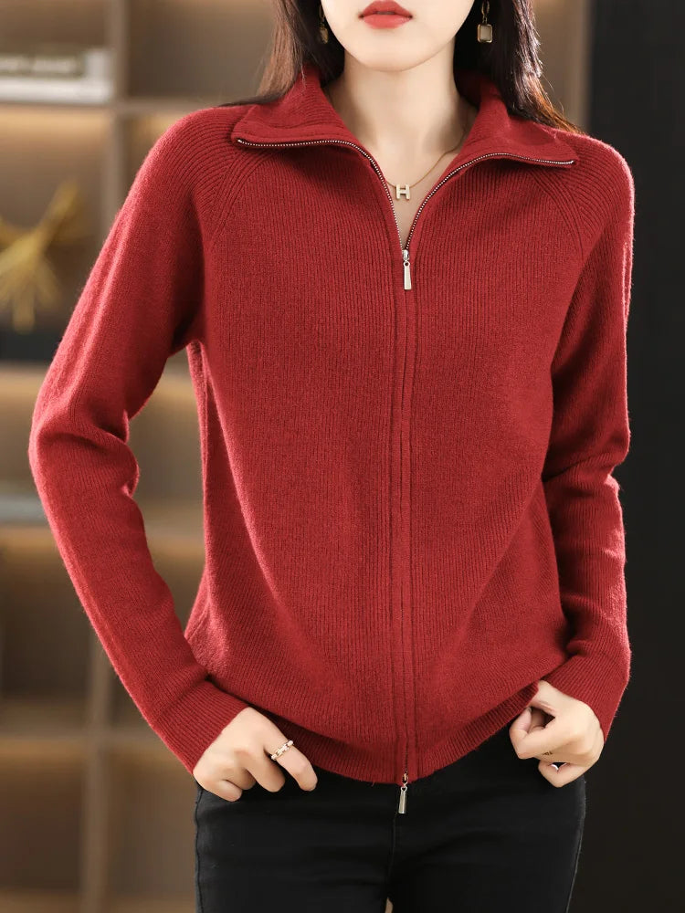 Women's Double Zip Cardigan
