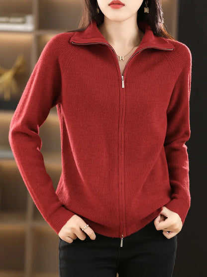 Women's Double Zip Cardigan