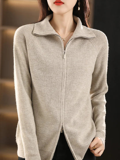 Women's Double Zip Cardigan