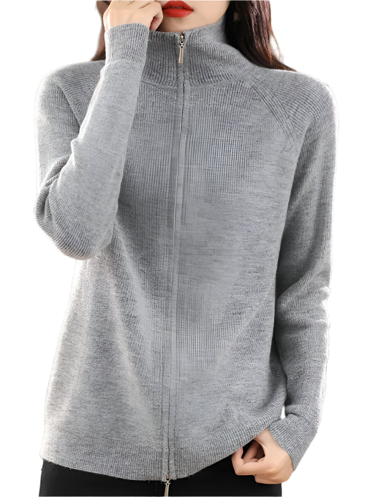 Women's Double Zip Cardigan
