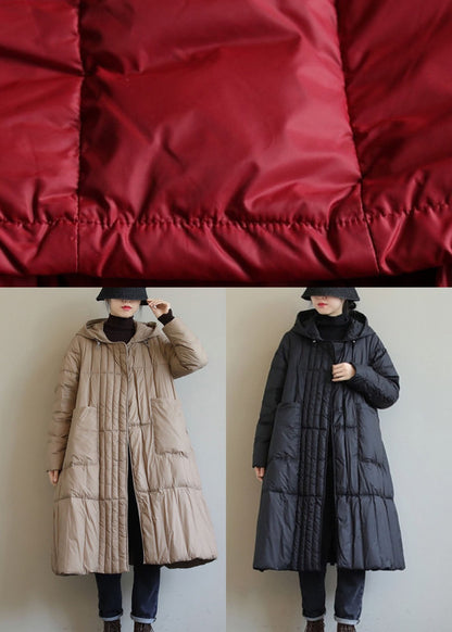 Women's Down Jacket Loose Fit Boho Style for Winter