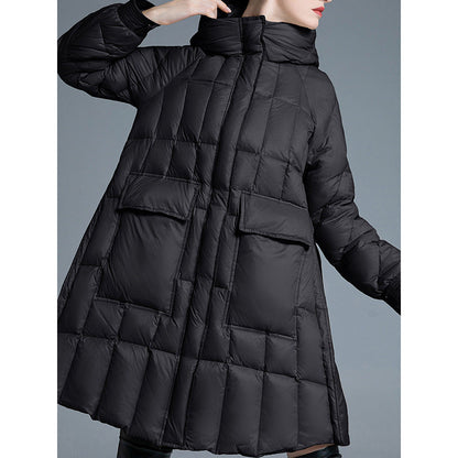 Women's Down Jacket Loose Fit Boho Style for Winter