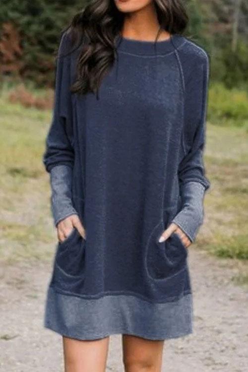 Women's Dress Casual Sweatshirt with Pockets