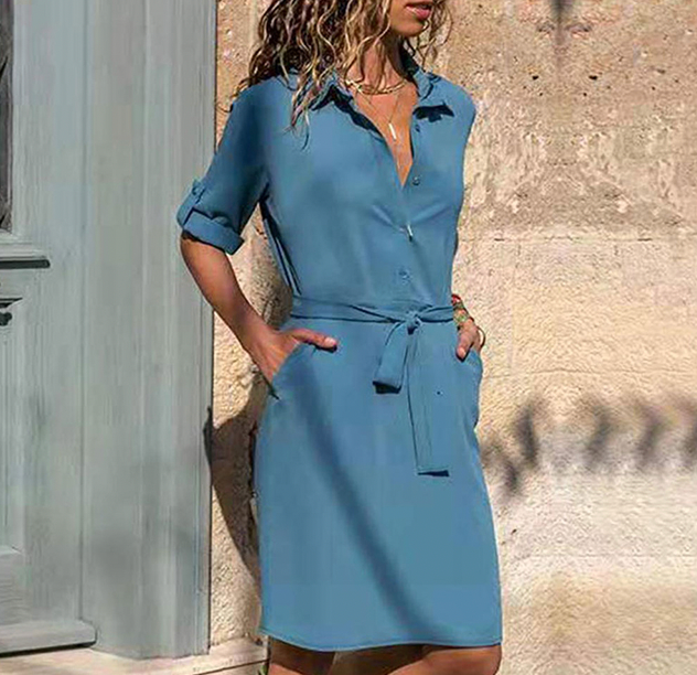 Women's Dress Elegant Style Spring High Quality Fabric
