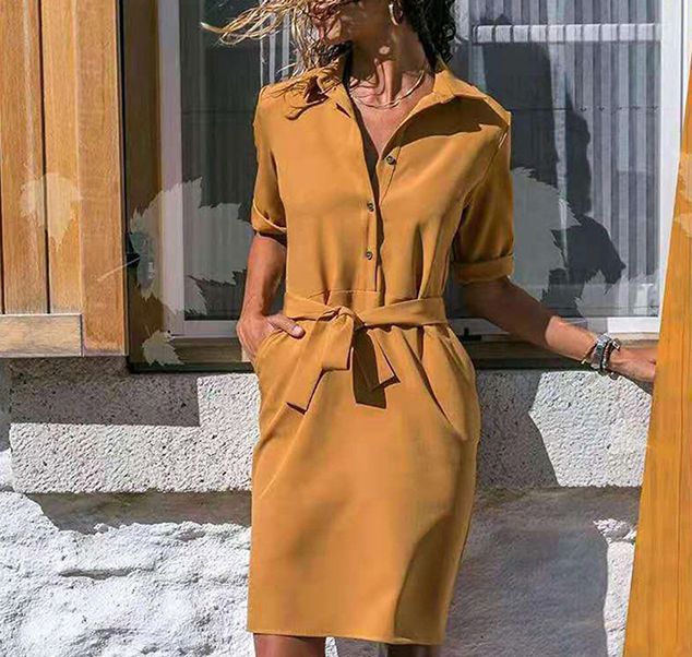 Women's Dress Elegant Style Spring High Quality Fabric