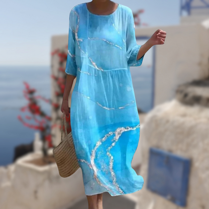 Women's Dress Floral Elegant Style Light Fabric