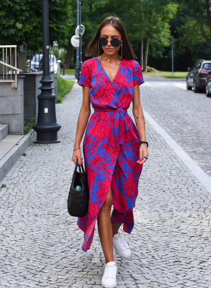 Women's Dress Flower Print Summer Cotton Airy Design