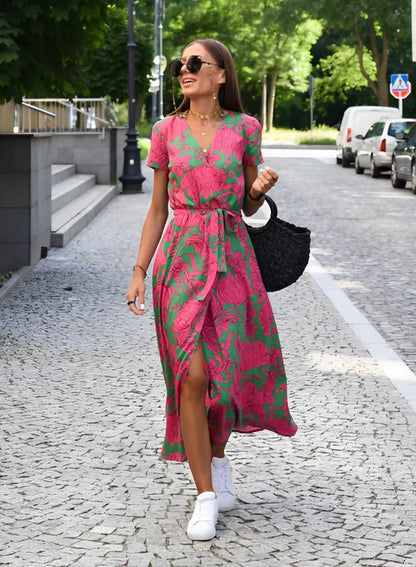 Women's Dress Flower Print Summer Cotton Airy Design