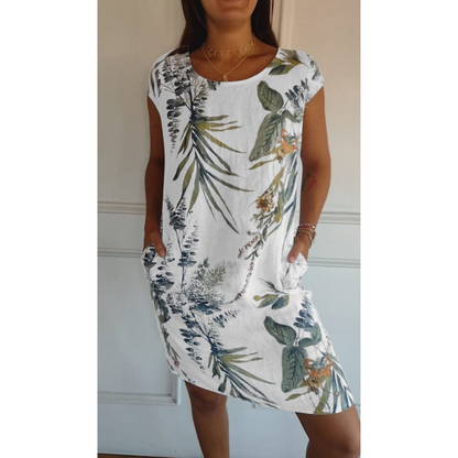 Women's Dress Round Neckline Breathable Casual Summer Dress