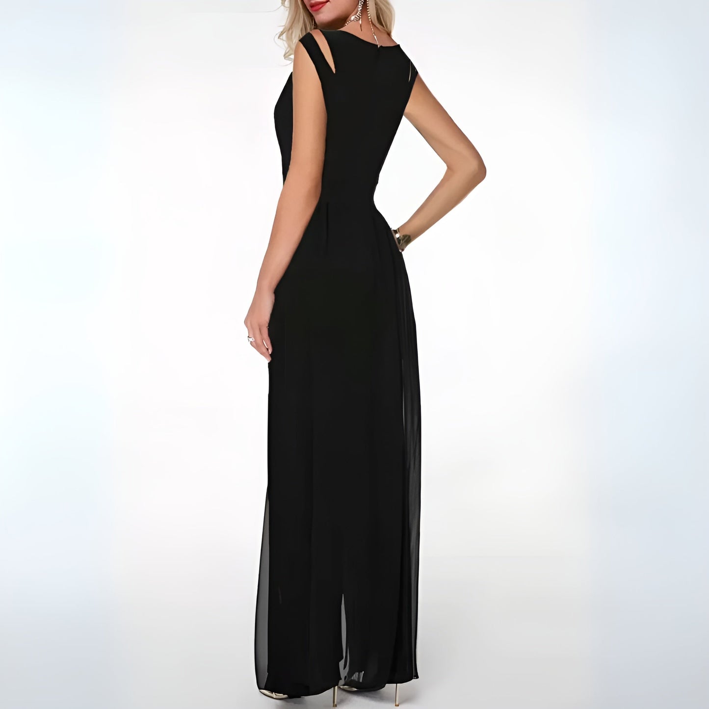Women's Dress with Waist Belt and Timeless Design