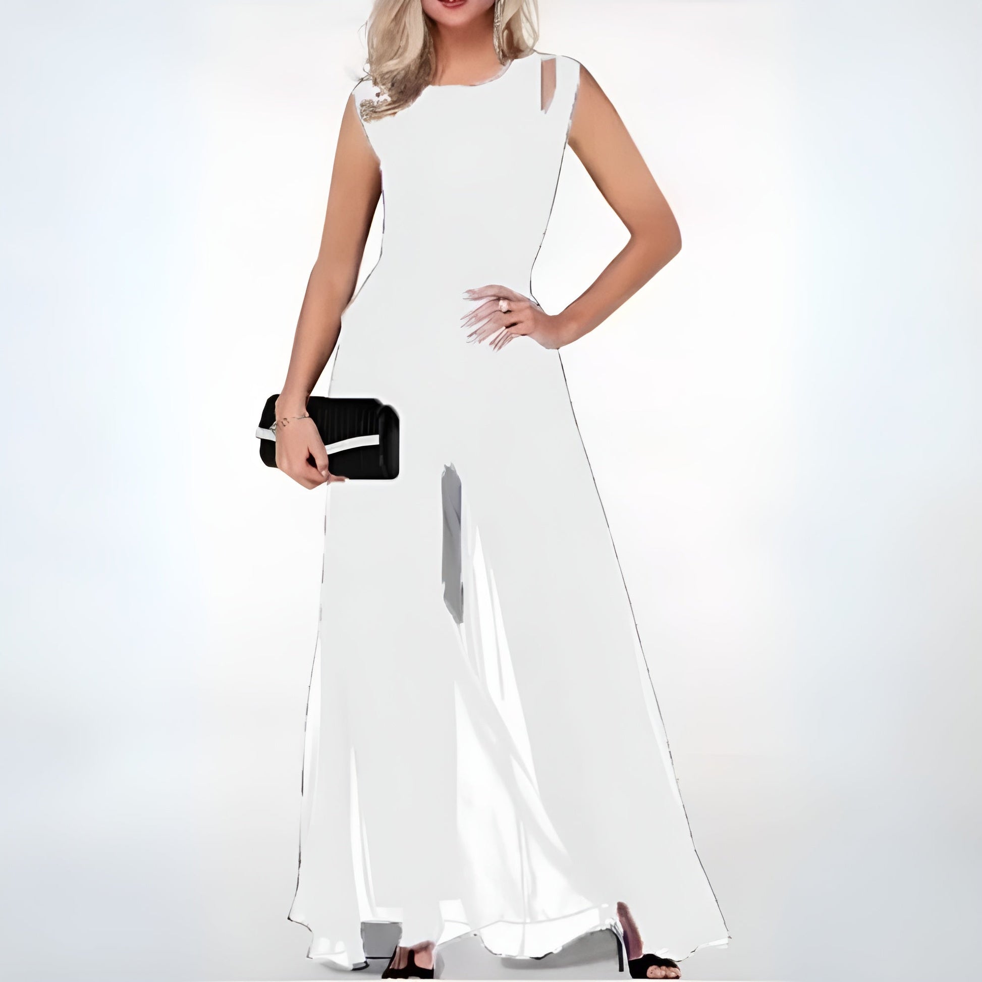 Women's Dress with Waist Belt and Timeless Design