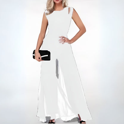Women's Dress with Waist Belt and Timeless Design