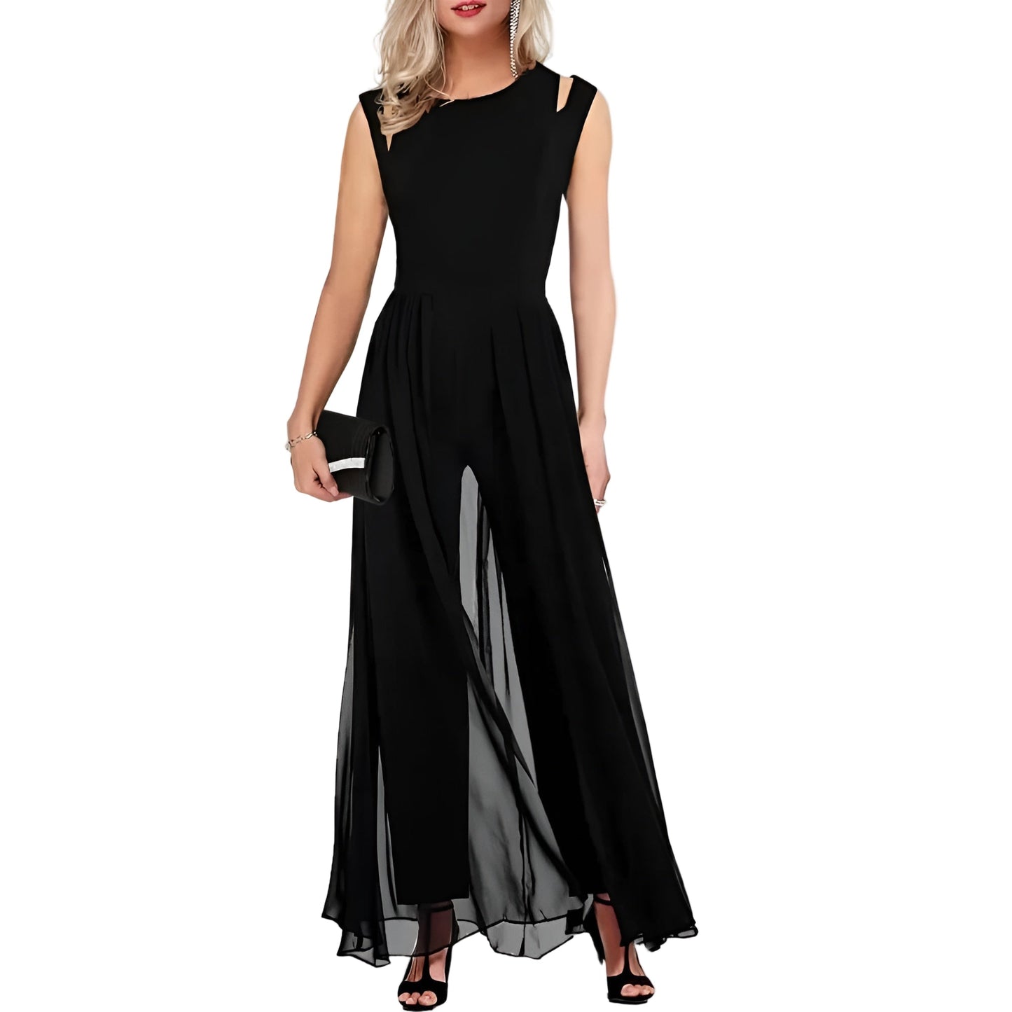 Women's Dress with Waist Belt and Timeless Design