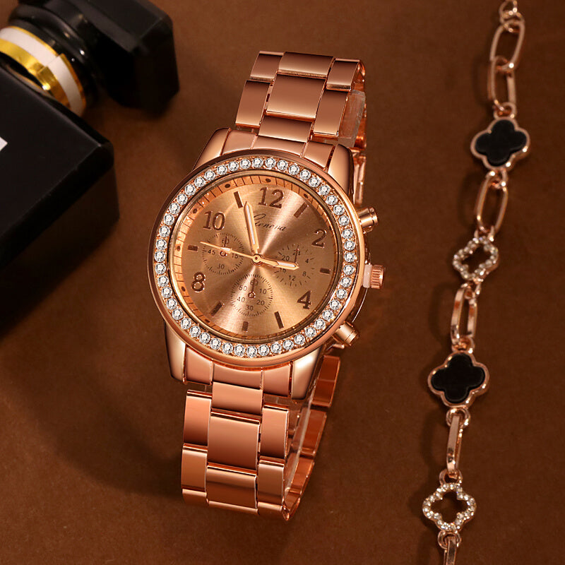 Women's Elegant Rhinestone Watch