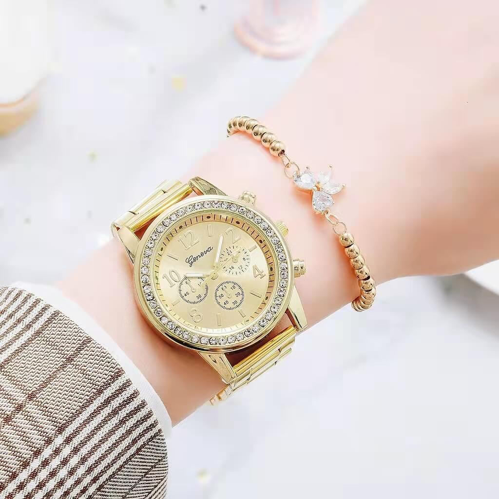 Women's Elegant Rhinestone Watch
