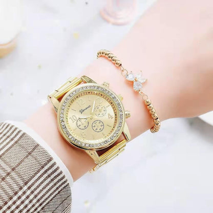 Women's Elegant Rhinestone Watch