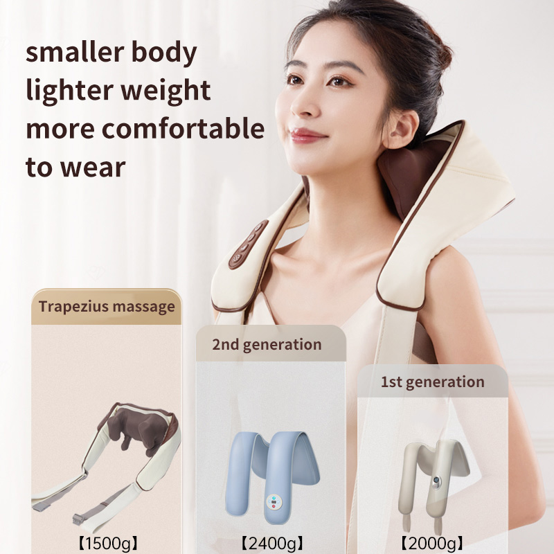 Women's Ergonomic Portable Massage Device for Neck and Back