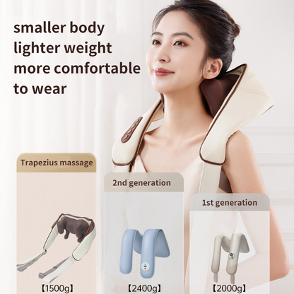Women's Ergonomic Portable Massage Device for Neck and Back