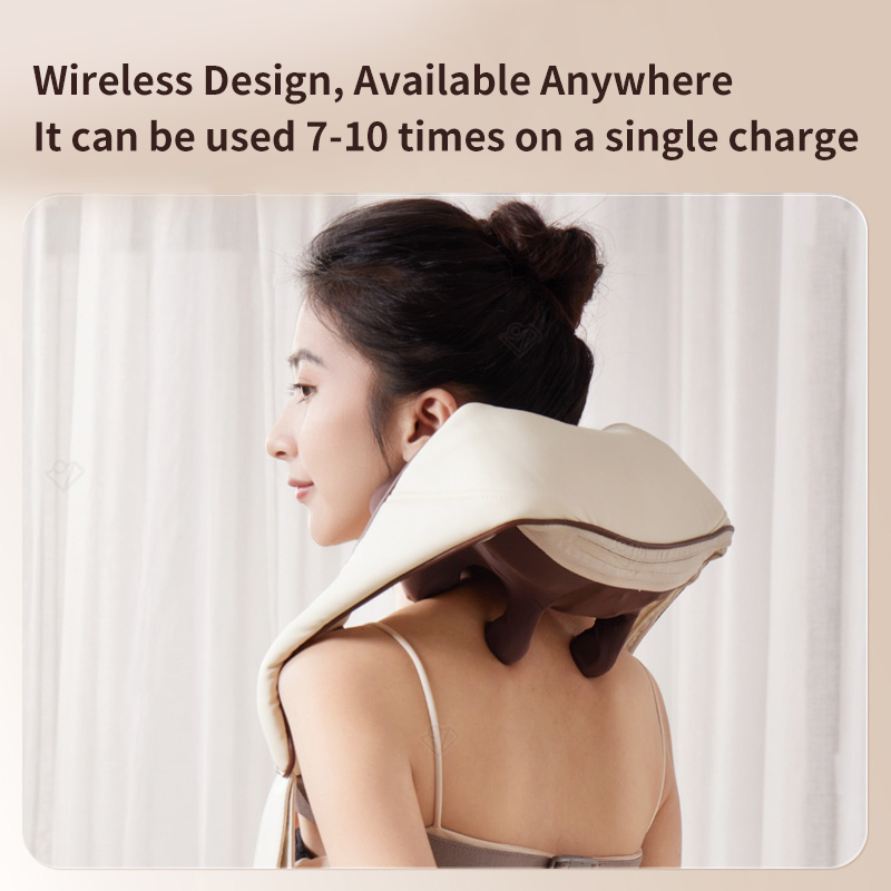 Women's Ergonomic Portable Massage Device for Neck and Back