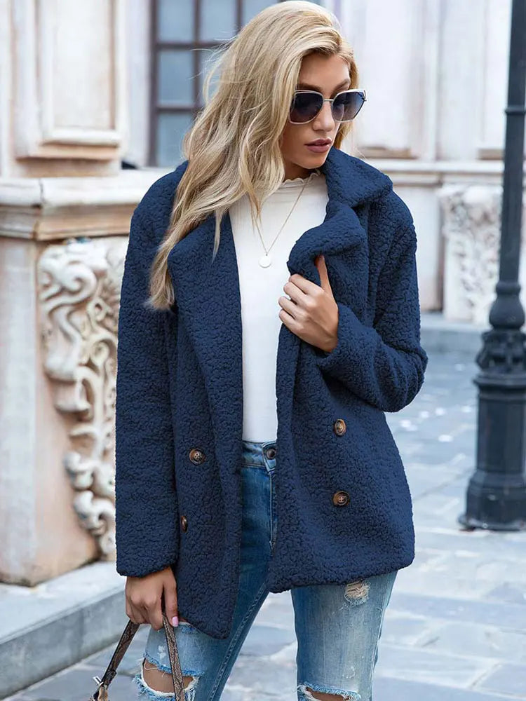 Women's Faux Fur Jacket Luxury Style