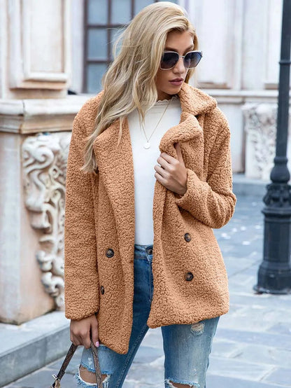 Women's Faux Fur Jacket Luxury Style