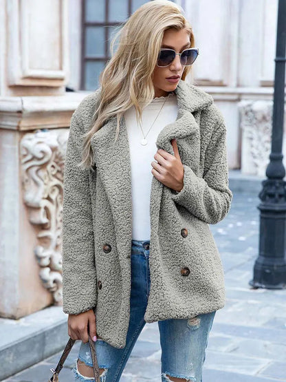 Women's Faux Fur Jacket Luxury Style