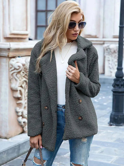 Women's Faux Fur Jacket Luxury Style