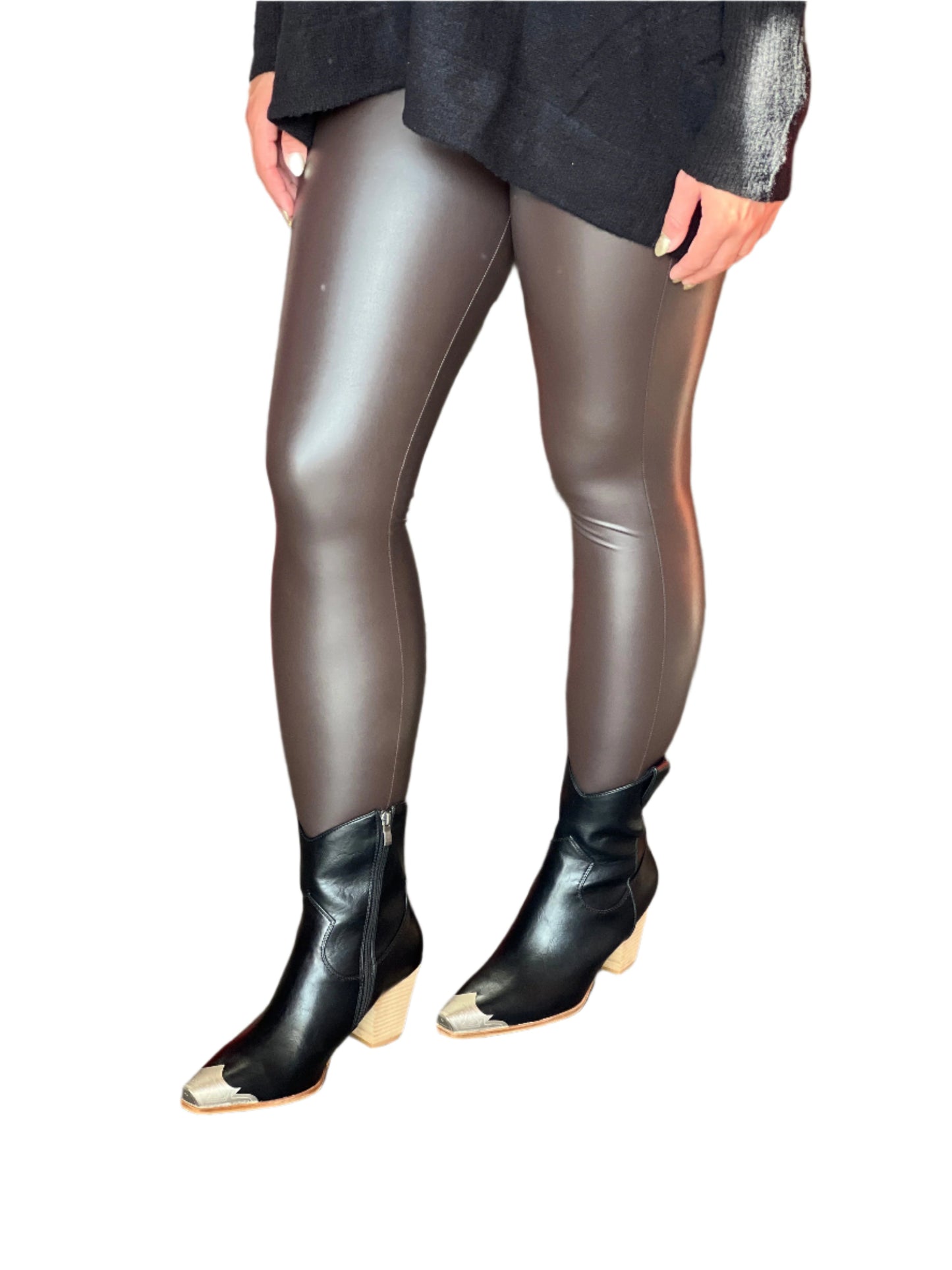 Women's Faux Leather Leggings