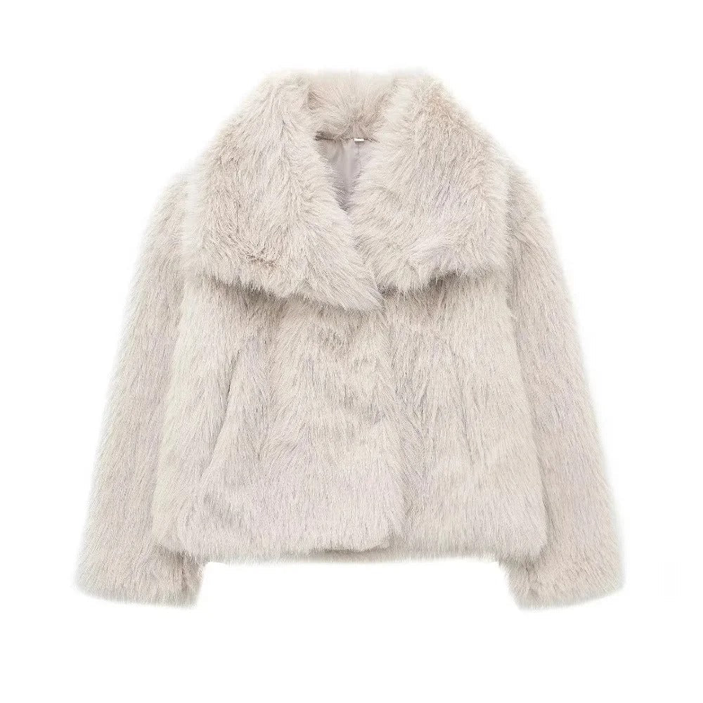 Women's Faux fur coat for Stylish Cold Days