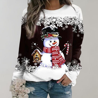 Women's Festive Christmas Sweater Warm and Comfortable