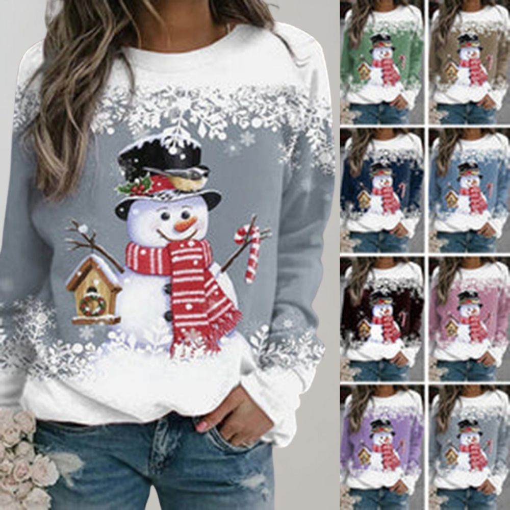 Women's Festive Christmas Sweater Warm and Comfortable