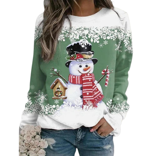 Women's Festive Christmas Sweater Warm and Comfortable