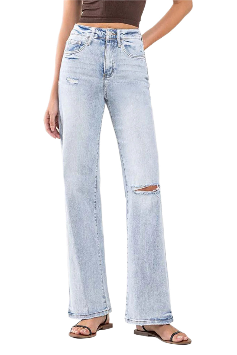 Women's Flared Jeans Super High Waist Vintage 90's