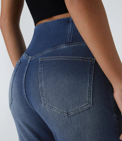 Women's Flared Pants High Waist Elastic