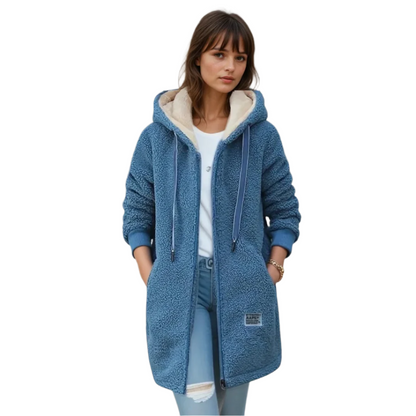 Women's Fleece Jacket Oversized Sherpa Lining