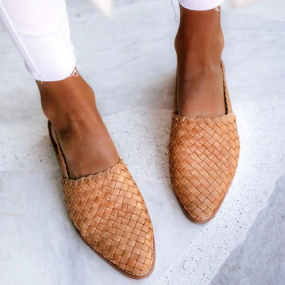 Women's Flip-Flops Braided Design Open Heel