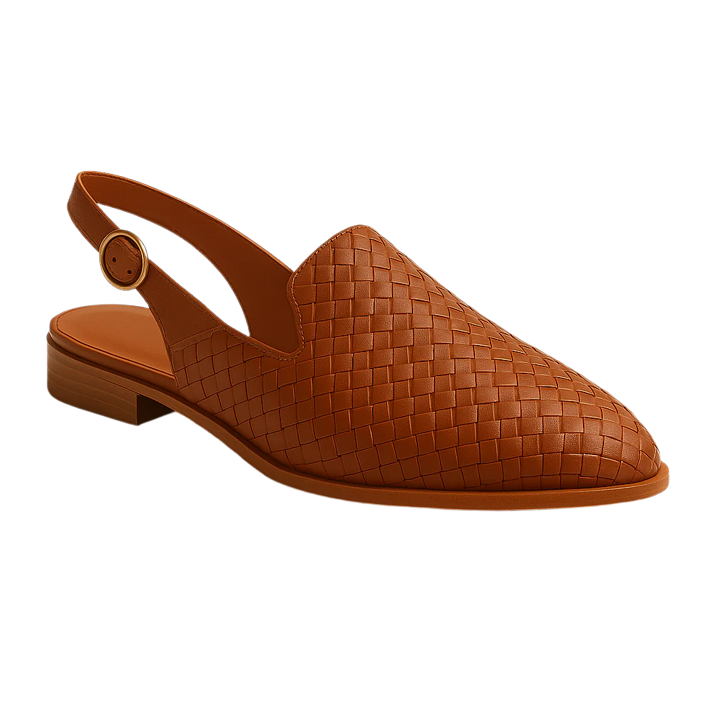 Women's Flip-Flops Braided Design Open Heel