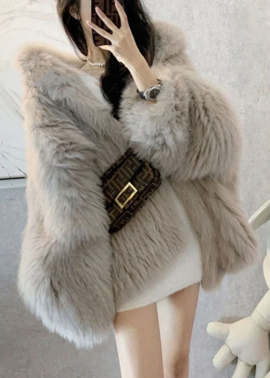 Women's Fuzzy Fur Fluffy Jacket with hood