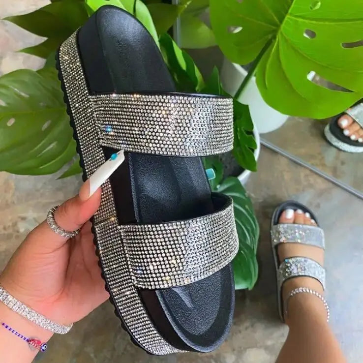 Women's Glitter Sandals