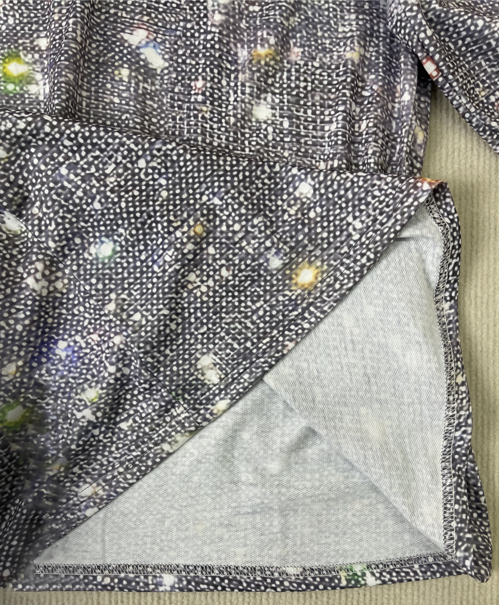 Women's Glitter Top V-Neck Long Sleeves Metallic Spandex