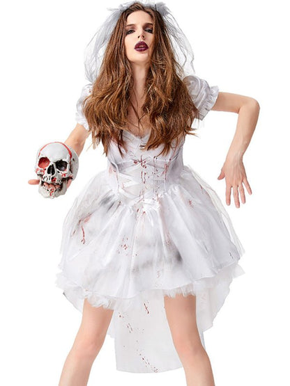 Women's Halloween Costume Vampirbraut Mini Style