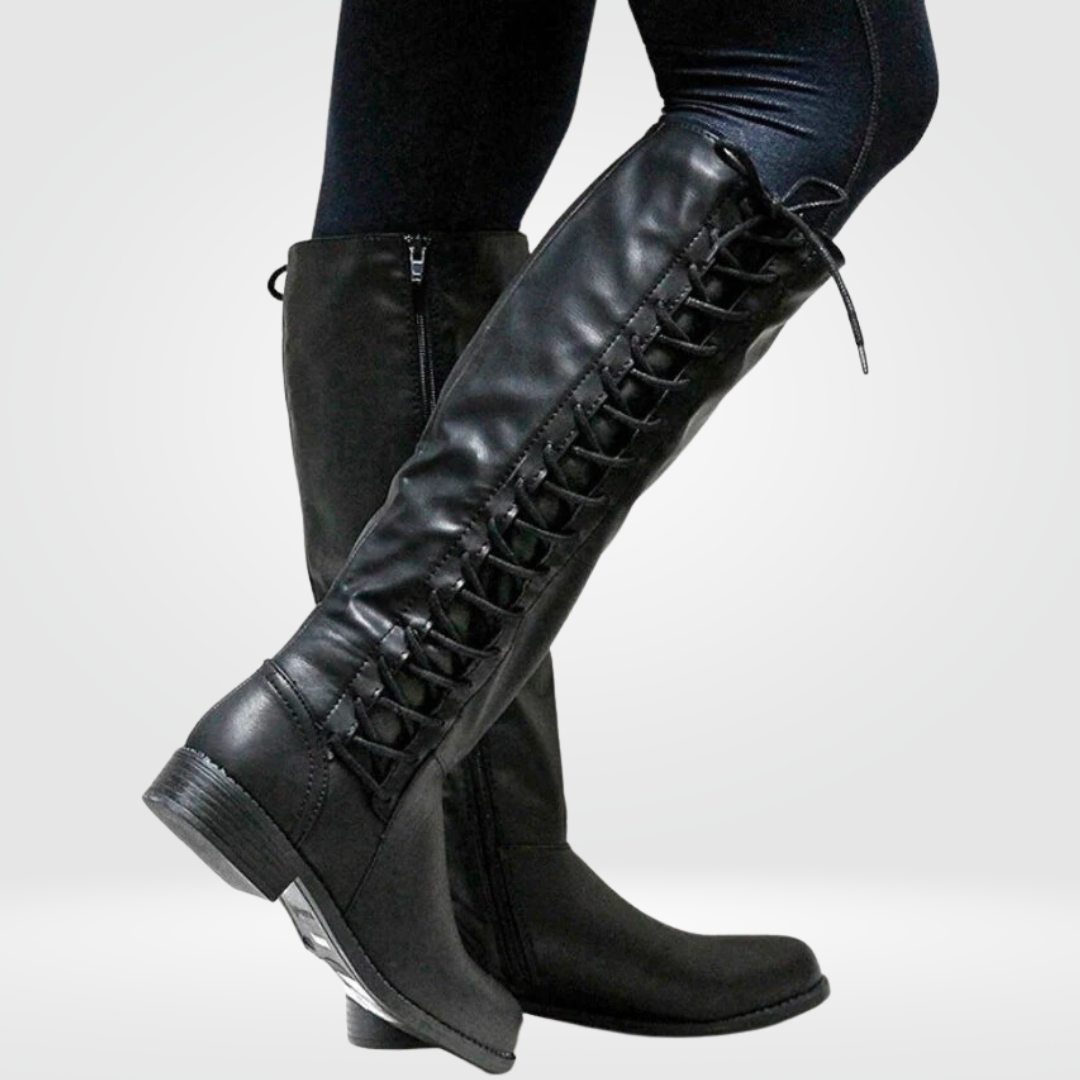Women's High Boots Comfortable and Breathable Textile