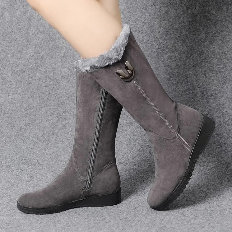 Women's High Fur Boots