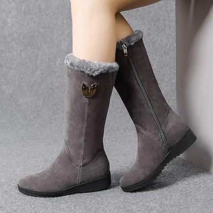 Women's High Fur Boots