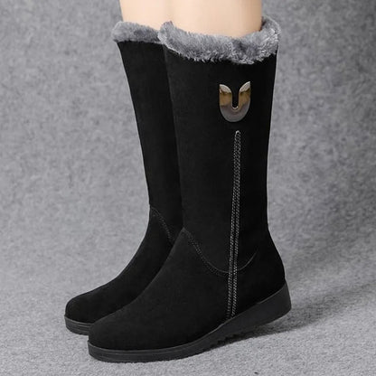 Women's High Fur Boots