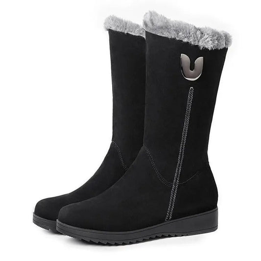 Women's High Fur Boots